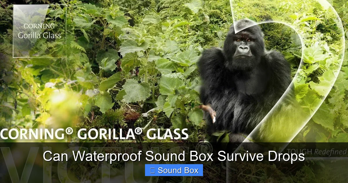 Can Waterproof Sound Box Survive Drops