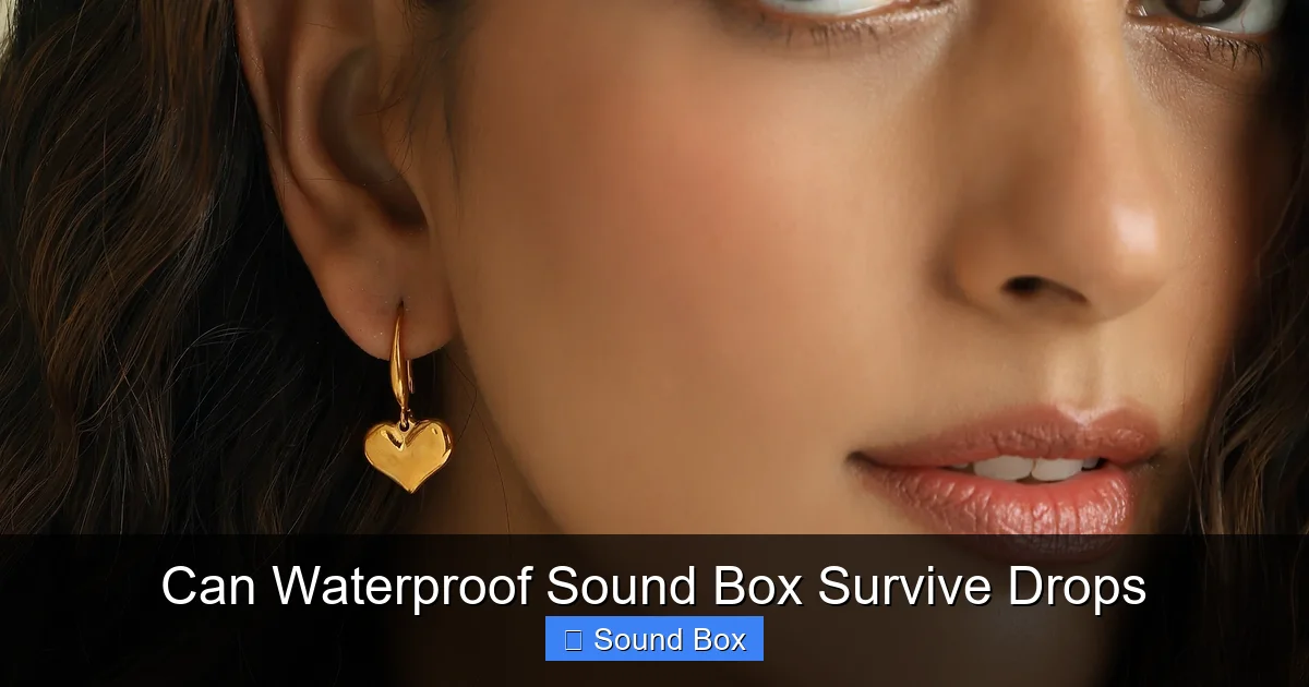 Can Waterproof Sound Box Survive Drops
