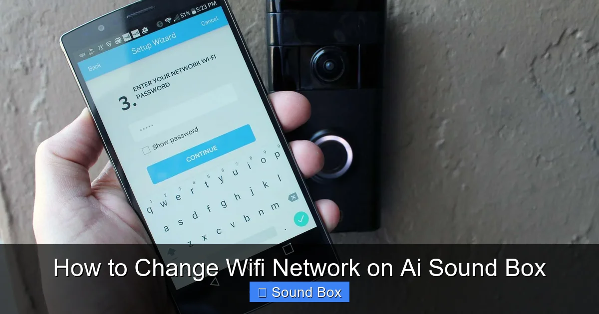 How to Change Wifi Network on Ai Sound Box