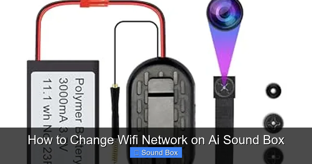 How to Change Wifi Network on Ai Sound Box