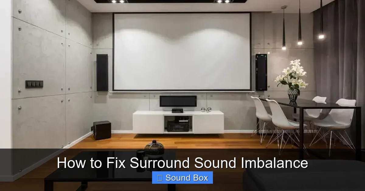 How to Fix Surround Sound Imbalance