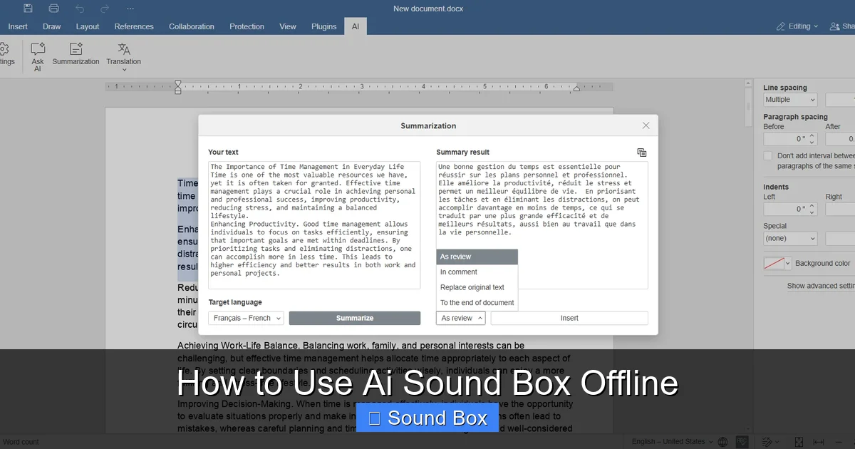 How to Use Ai Sound Box Offline