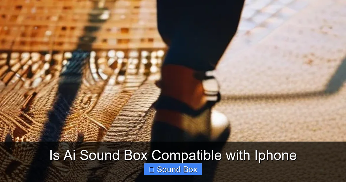 Is Ai Sound Box Compatible with Iphone