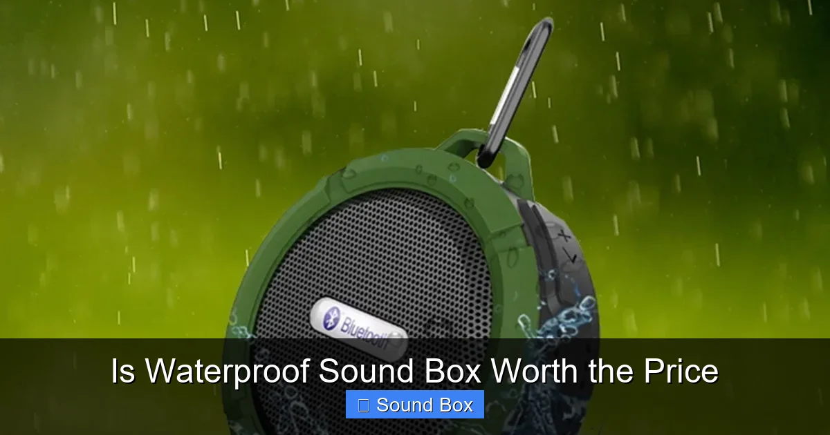 Is Waterproof Sound Box Worth the Price