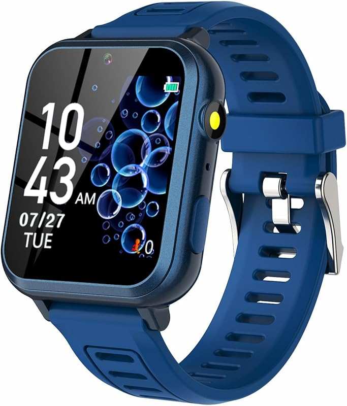 Kids Smart Game Watch: HD Touch Screen, 39 Games, Camera, Music, Pedom