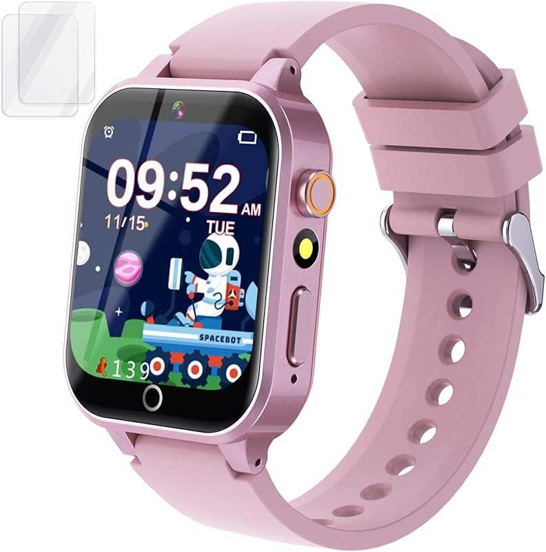 Girls Smart Watch: 39 HD Games, Video Camera, Music, Pedometer, Educat