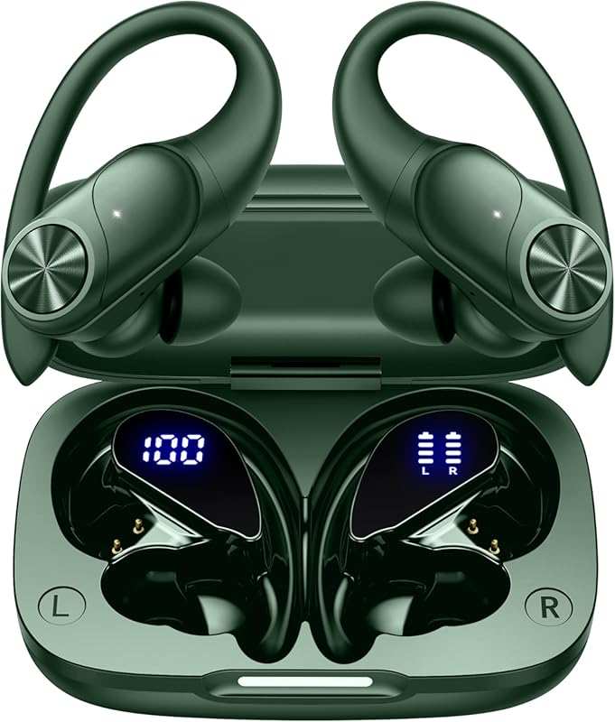 PocBuds Wireless Earbuds: 80-Hour Playtime, Digital Display Charging C