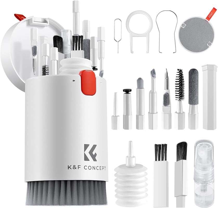 K&F CONCEPT 20-in-1 Multifunctional Keyboard Cleaning Kit for Electron