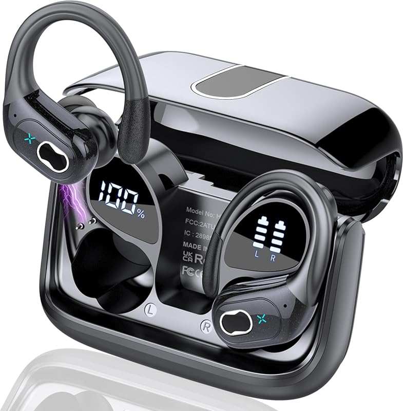 Bluetooth 5.4 Wireless Earbuds with 75Hrs Playtime, ENC Noise Cancelli