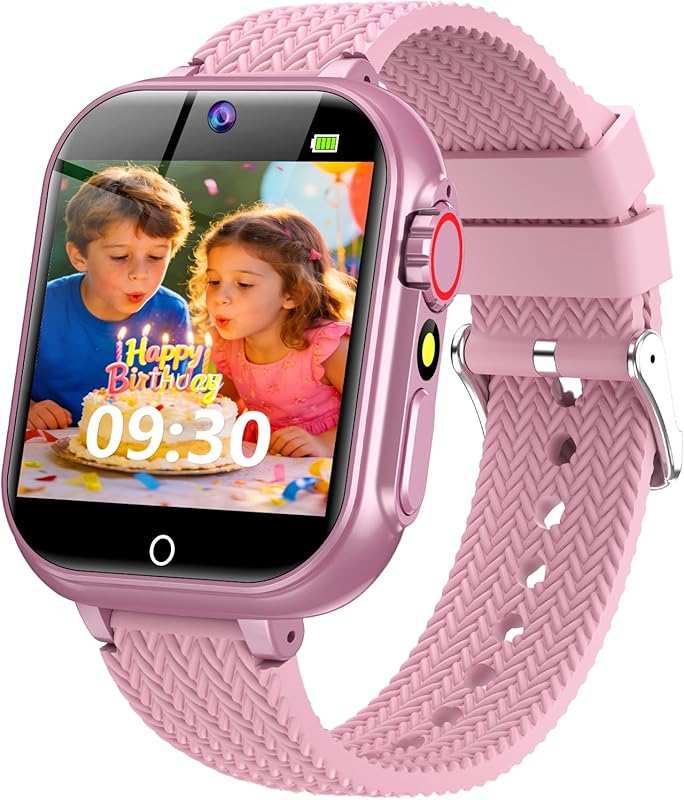 Kids Smart Watch for Girls 5-12: 32 Games, HD Touchscreen, Camera, Mus