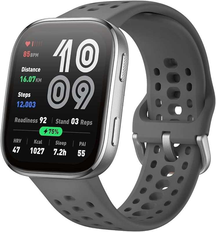 Amazfit Bip 6 46mm Smartwatch: 14-Day Battery, 1.97