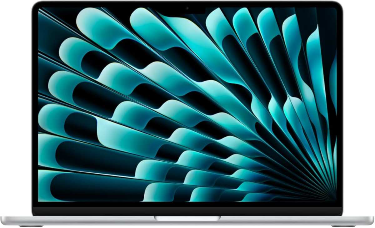 Apple 2025 MacBook Air M4 13-inch, 24GB RAM, 256GB SSD Storage, Silver