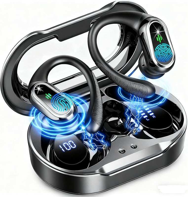 2026 Wireless Earbuds Bluetooth 5.4: 50-Hour Hi-Fi Stereo, ENC Noise C