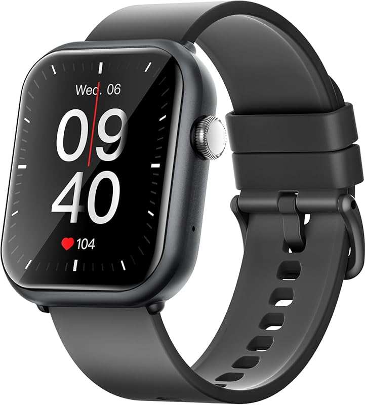 Men Women Smart Watch: 1000mAh Battery, iPhone/Android Compatible, Fit