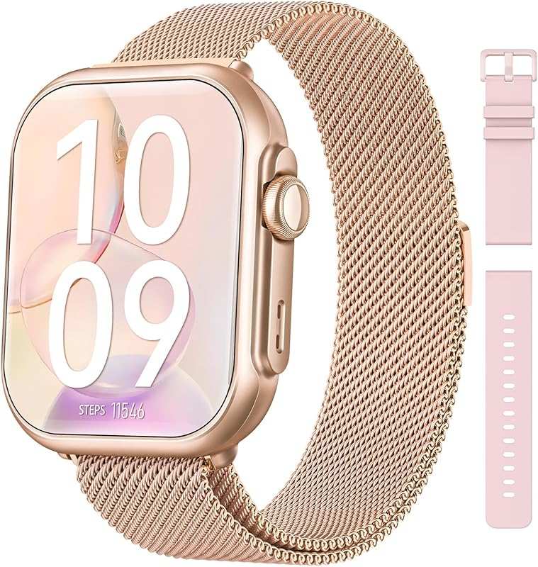 Smart Watch for iPhone Android with Bluetooth Call, SpO2, Sleep, Heart