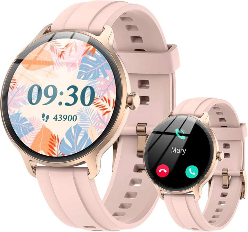 Smart Watch for Men & Women with AI Voice Assistant, HD Display, HR/Sp