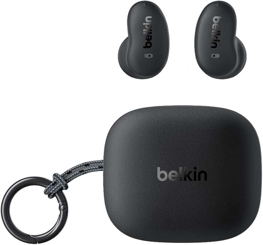 Belkin SoundForm Anywhere Wireless Earbuds: IPX4 Water Resistant Bluet