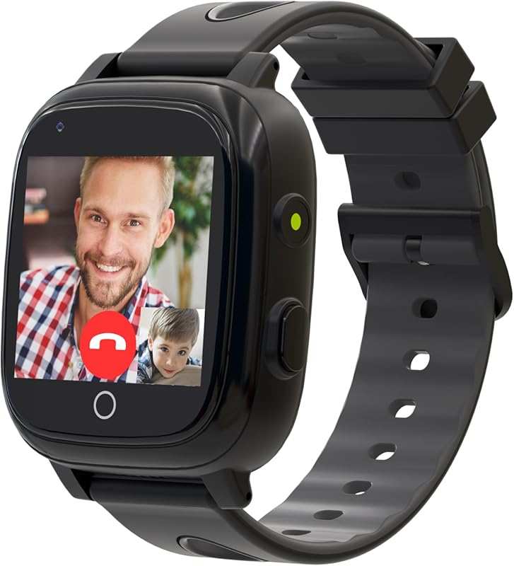 4G Kids Smart Watch with GPS Tracker, Video Call, SOS, Camera, Alarm, 