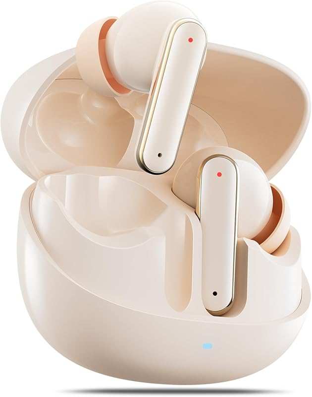 Wireless Earbuds Bluetooth 5.4: Touch Control, 4-6H Playtime, Type-C C