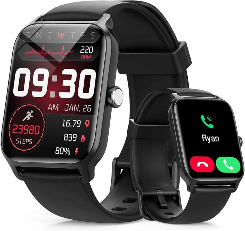 Tensky Smart Watch for Men & Women, 1.85