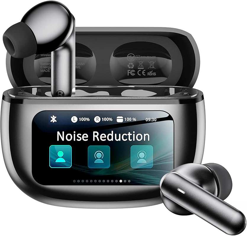 Wireless Earbuds: ANC, Bluetooth 6.0, AI Clear Calls, 40H Playtime, St