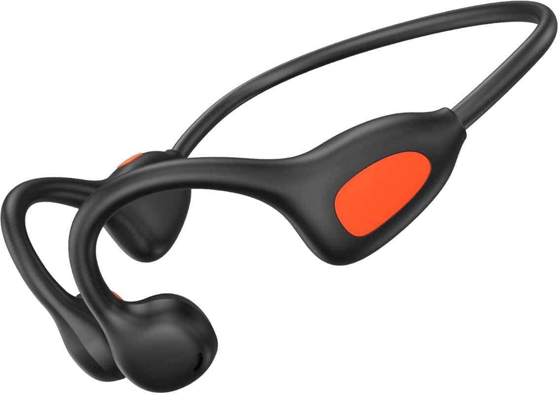 Open Ear Headphones: Bone Conduction Bluetooth 6.1 Wireless Air Conduc