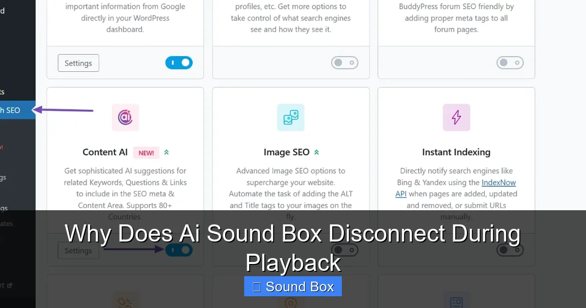 Why Does Ai Sound Box Disconnect During Playback