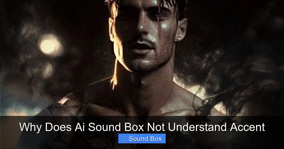 Why Does Ai Sound Box Not Understand Accent