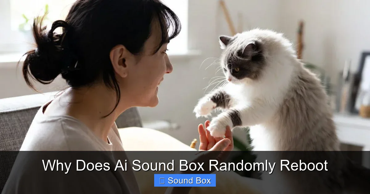 Why Does Ai Sound Box Randomly Reboot