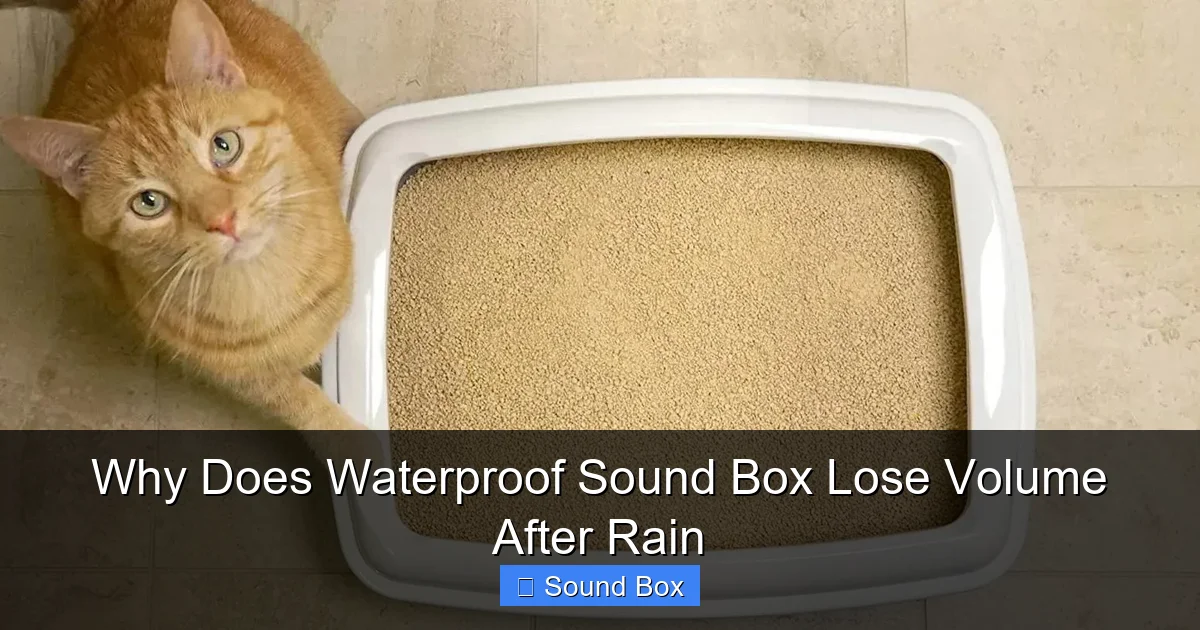 Why Does Waterproof Sound Box Lose Volume After Rain