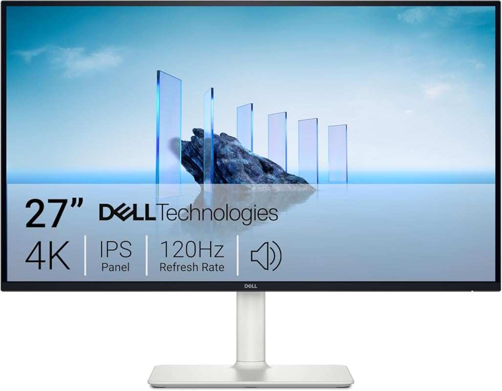 Dell 27 Plus 4K Monitor (S2725QS): 27-Inch 120Hz IPS, AMD FreeSync Premium, Integrated Speakers